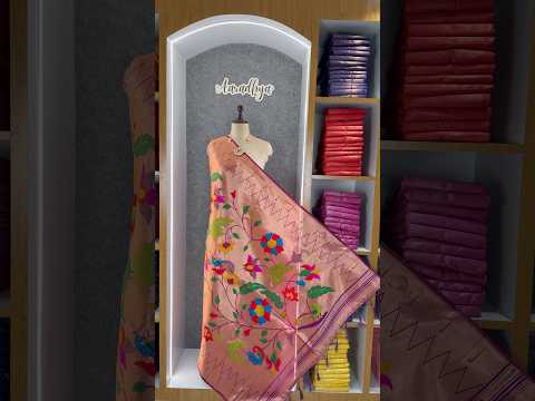 Dupatta - Pure Zari Floral Multicolor Weaving Paithani Dupatta