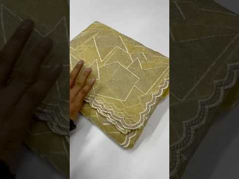 Crush Organza Designer Party Wear Saree