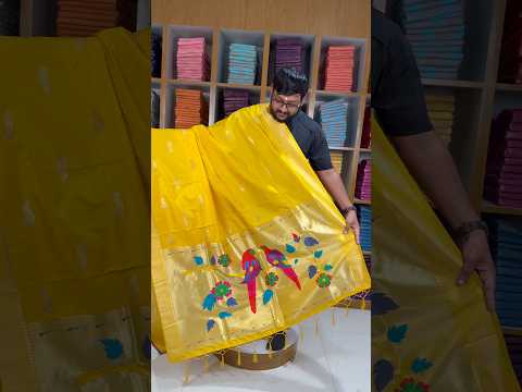 Pure Paithani Multicolor Parrot Weaving Motif Pallu Dupatta