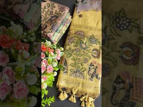 New Concept Resham Weaving Muga Cotton Paithani Saree
