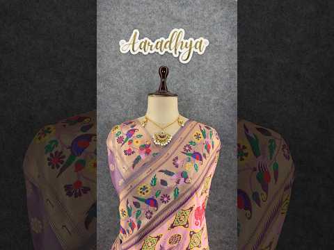 Designer Paithani Patola Sparrow Saree in Banarasi Soft Silk