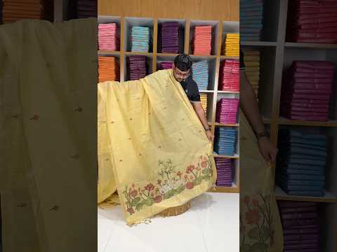 Soft Muga Cotton Pichwai Pallu Saree