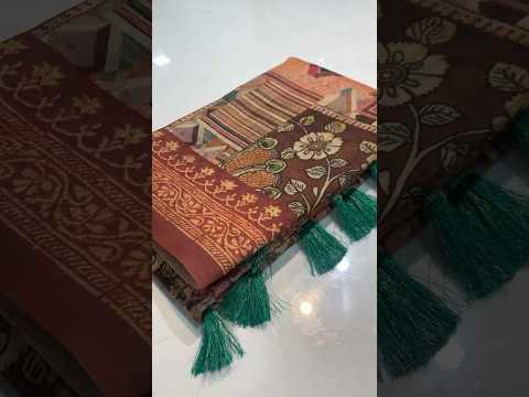 Cotton Kashmiri Digital Printed Saree