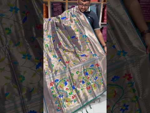 All Over Jaal Weaving Brocket Paithani Soft Silk Saree
