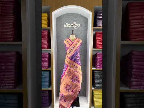 Traditional Kanchivaram Patola Paithani Silk Saree