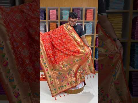 Royal Kanchivaram Patola Paithani Silk Saree