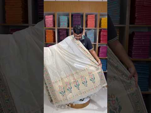 Soft Tussar Silk Pastel Paithani Saree