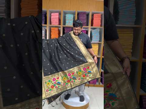 Pure Paithani Silk Weaving Zari Paithani Duppata