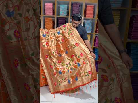 Pure Silk Kanchipuram Full Weaving Wedding Special Paithani Saree