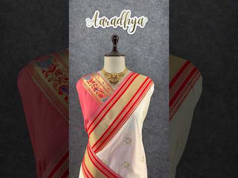 Traditional Paithani Kadiyal Border Saree