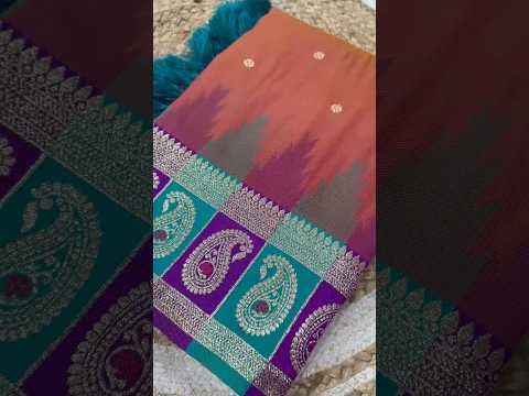 Soft Banarasi Silk Zari Weaving Saree