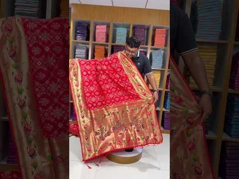 Royal Kanchivaram Patola Paithani Silk Saree
