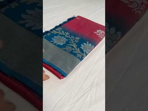 Dual Tone Contrast Pallu Designer Saree