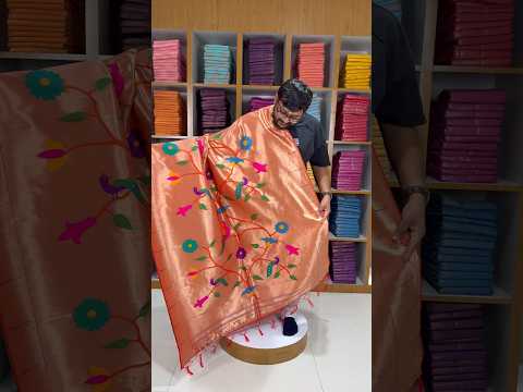 Paithani Jacquard Peacock (Mor) Jaal Dupatta