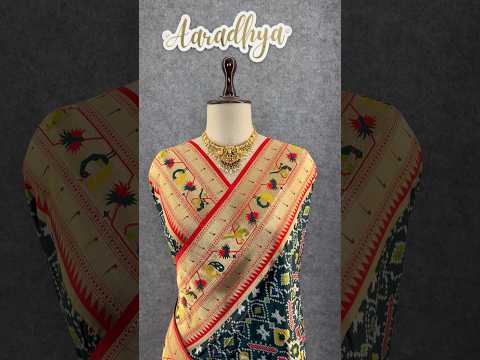 Traditional Kanchivaram Patola Paithani Silk Saree