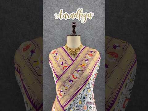 Traditional Kanchivaram Patola Paithani Silk Saree