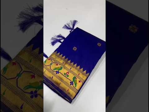 Paithani Silk Meenakari Weaving Saree