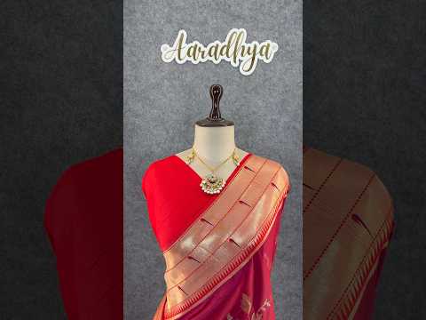Maharashtrian 3D Pichwai Soft Silk Paithani Saree