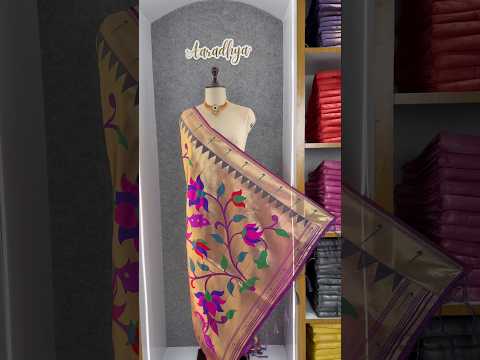 Paithani Soft Silk Lotus Jaal Dupatta