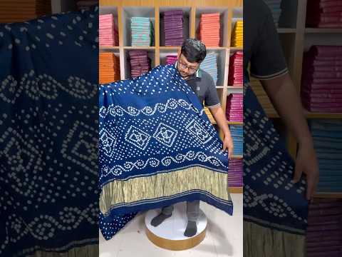 Ek Dani Bandhani With Pure Lagadi Patta Saree