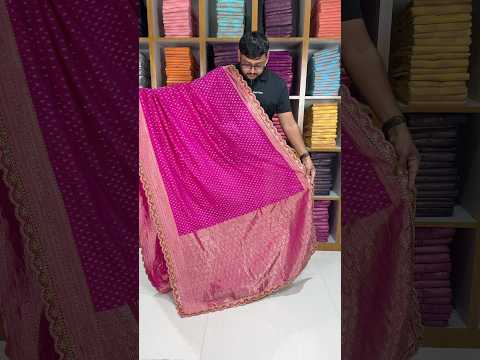 Bridal Wedding Khadi Georgette Sabyasachi Scallop Saree