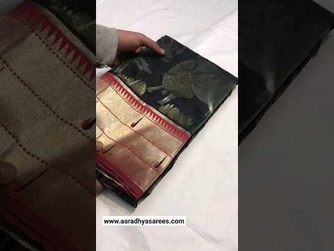 Maharashtrian 3D Pichwai Soft Silk Paithani Saree