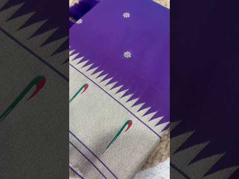 Soft Paithani Silk Meenakari Peacock Pallu Saree