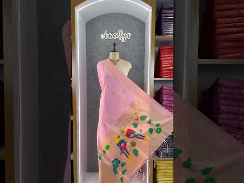 Pure Paithani Multicolor Parrot Weaving Motif Pallu Dupatta