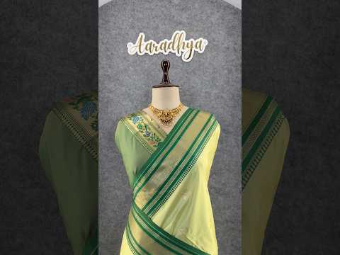 Traditional Paithani Kadiyal Border Saree