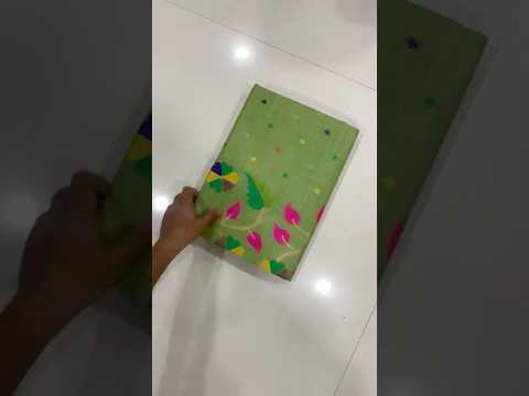 Soft Muga Cotton Jamdani Saree