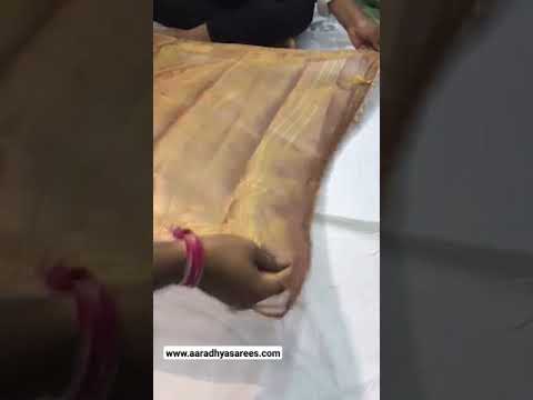Royal Tissue Silk Zari Weaving & Mango Border Saree