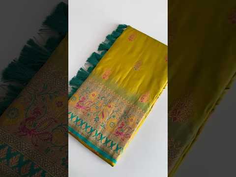 Paithani Silk Meenakari Soft Silk Saree