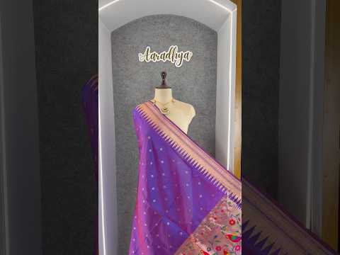 Pure Zari Temple Parrot Paithani Dupatta