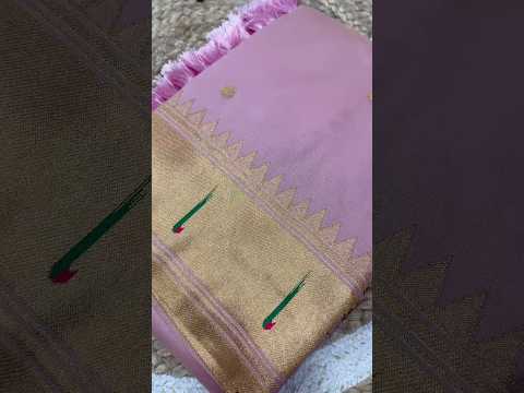 Soft Paithani Silk Meenakari Peacock & Munia Border Saree