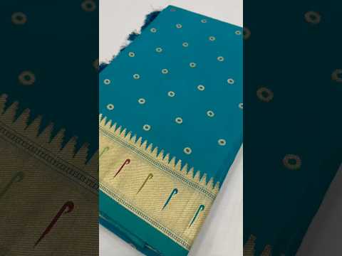Soft Silk Bindi Muniya Border Paithani Saree