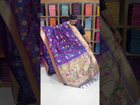 Janhvi Kapoor–Inspired Kanchivaram Paithani Silk Saree