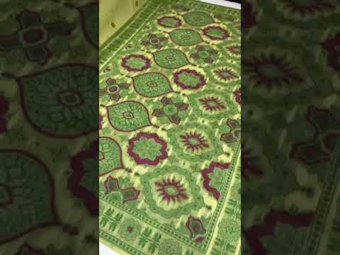 Traditional Pencil Art Soft Muga Cotton Saree