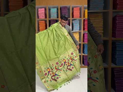 Phoolmala Paithani Soft Khadi Raw Silk Saree