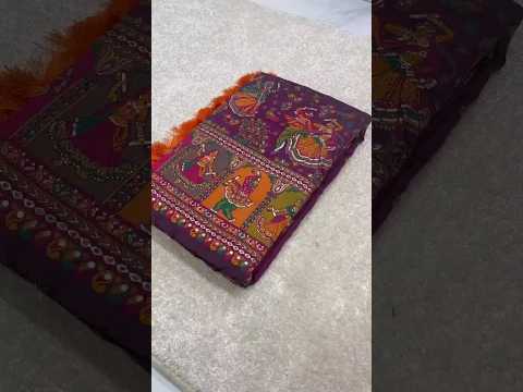 Pashmina Kashmiri Woven Border Saree