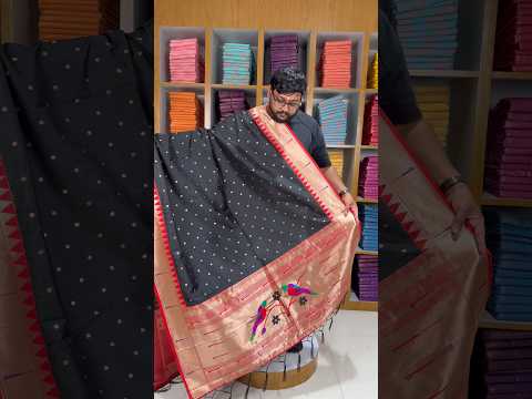 Pure Paithani Zari Border Parrot Motif Pallu Dupatta