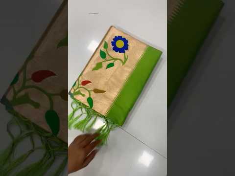 Kanchivaram Paithani Silk Big Parrot Zari Border Saree