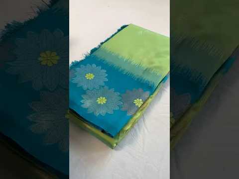 Soft Silk Floral Zari Weaving Saree