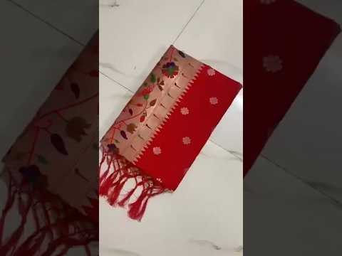 Pure Soft Kanchivaram Paithani Saree