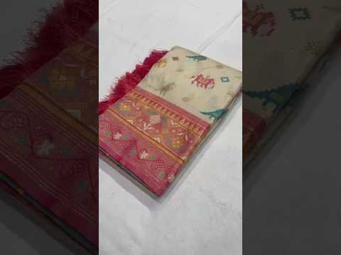 Patola Leheriya Peacock Ikkat Saree