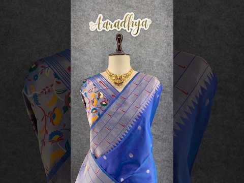 Akha Trij Meena Weaving Paithani Saree