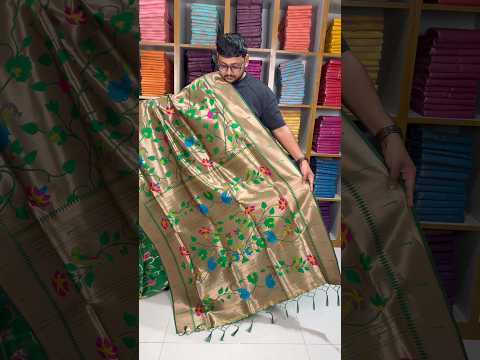 Pure Silk Kanchipuram Full Weaving Wedding Special Paithani Saree