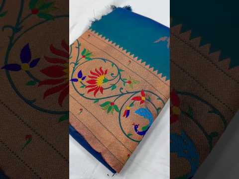 Harmony Paithani Soft Silk Meenakari Peacock Pallu Saree