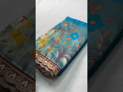 Sost Silk Paithani Scalloped Border Lace Saree