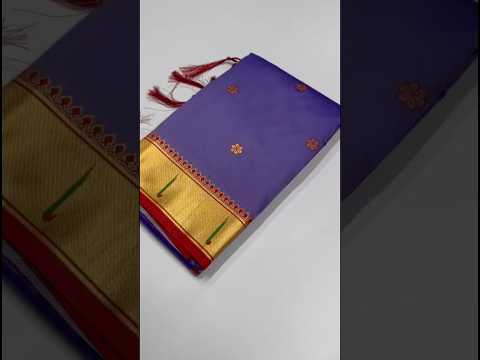 Soft Silk Meenakari Pallu & Zari Buttis Saree