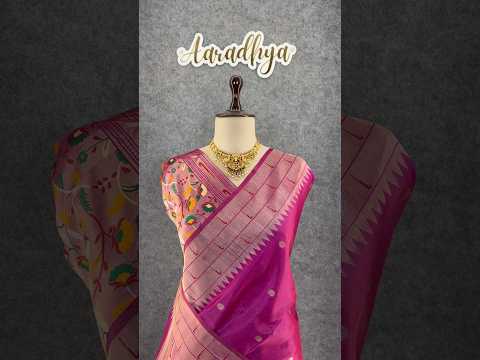 Akha Trij Meena Weaving Paithani Saree